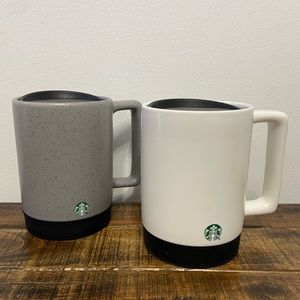 2 Starbucks Travel Mugs with Lids